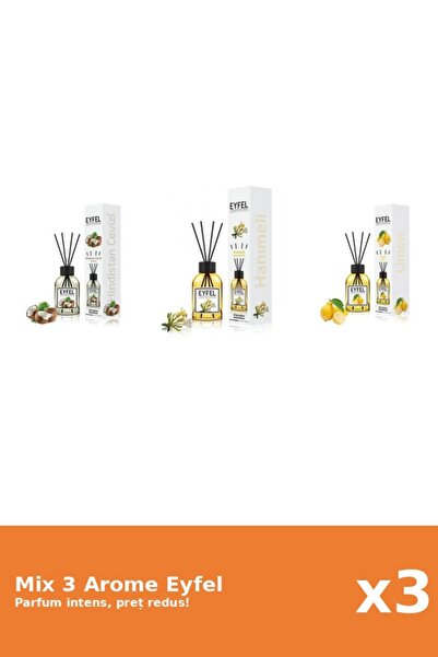 Eyfel Set 3 Mix Eyfel: 1x Lamaie, 1x Mana Maicii Domnului, 1x Nuca De Cocos