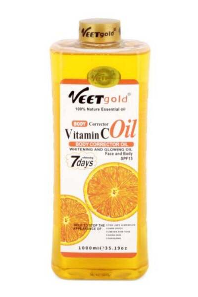 Veet Gold Fit Gold Vitamin C Oil for Body Flaw Correction 1000 ml