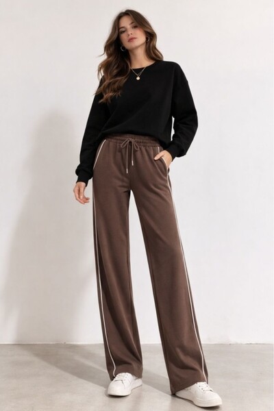 CGA Women's Sweatpants Sportswear Sweatpants Double Side Striped Blank Cut Sw...