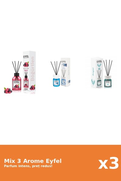 Eyfel Set 3 Mix Eyfel: 1x Angel, 1x Cool Water, 1x Fructe De Padure