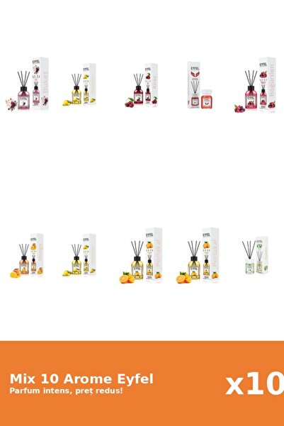 Eyfel Set 10 Mix Variat: 8 arome