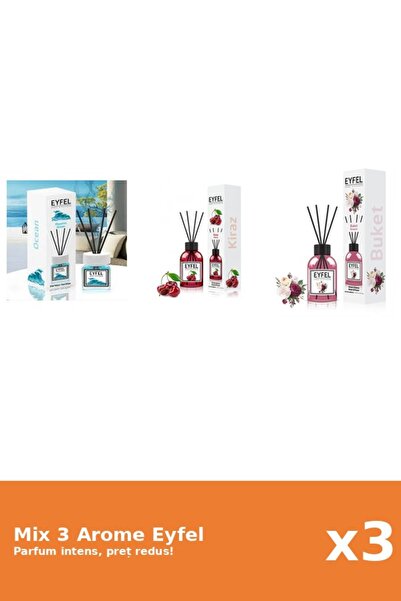 Eyfel Set 3 Mix Eyfel: 1x Bouquet, 1x Cirese, 1x Ocean