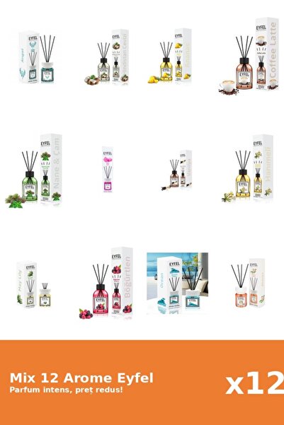 Eyfel Set 12 Mix Variat: 12 arome