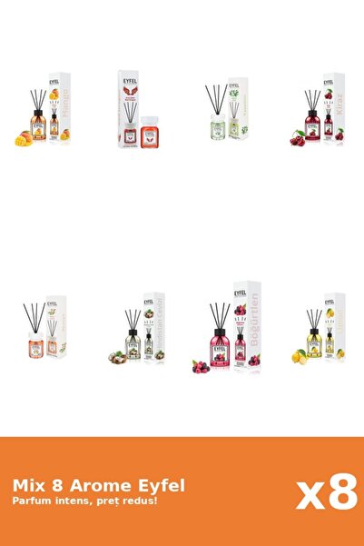 Eyfel Set 8 Mix Variat: 8 arome
