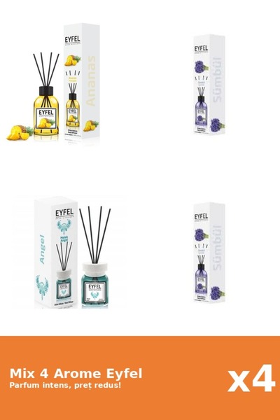 Eyfel Set 4 Mix Eyfel: 1x Ananas, 1x Angel, 2x Zambile