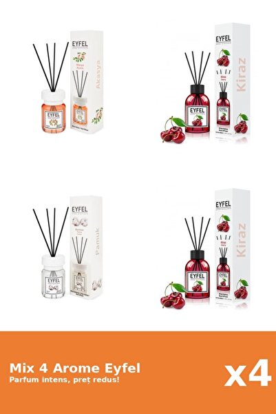 Eyfel Set 4 Mix Eyfel: 1x Acacia, 1x Bumbac, 2x Cirese