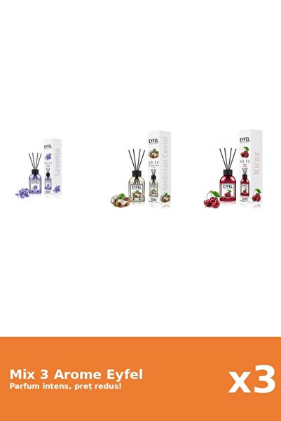 Eyfel Set 3 Mix Eyfel: 1x Cirese, 1x Lavanda, 1x Nuca De Cocos
