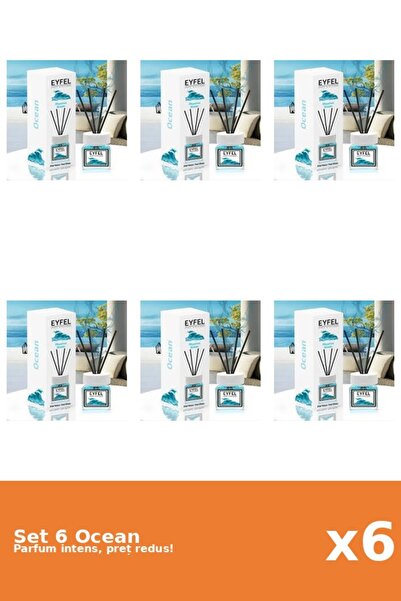 Eyfel Set 6 Odorizant Ocean, 120 ml