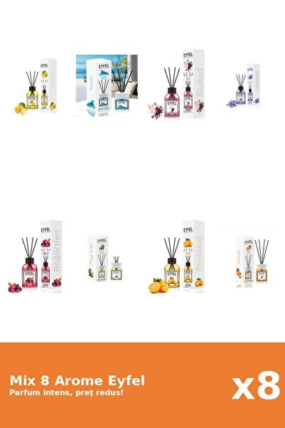 Eyfel Set 8 Mix Variat: 8 arome