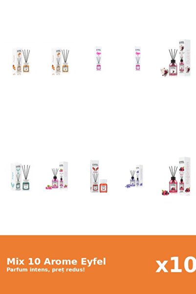 Eyfel Set 10 Mix Variat: 8 arome