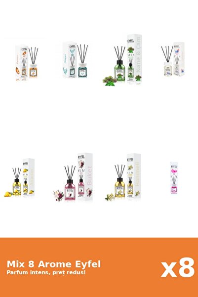 Eyfel Set 8 Mix Variat: 8 arome
