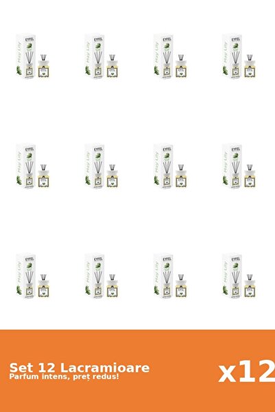 Eyfel Set 12 Odorizant Lacramioare, 120 ml