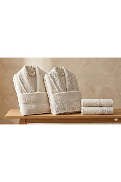 Özdilek Glorious Cream-Cream Family Set