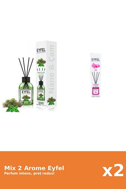 Eyfel Set 2 Mix Eyfel: 1x Bubble Gum, 1x Pin Si Menta