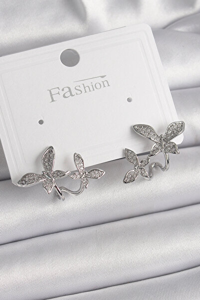 online kapsulavm avm alışveriş Brass silver color zircon stone butterfly mode...