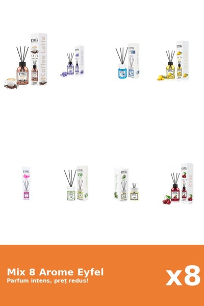 Eyfel Set 8 Mix Variat: 8 arome