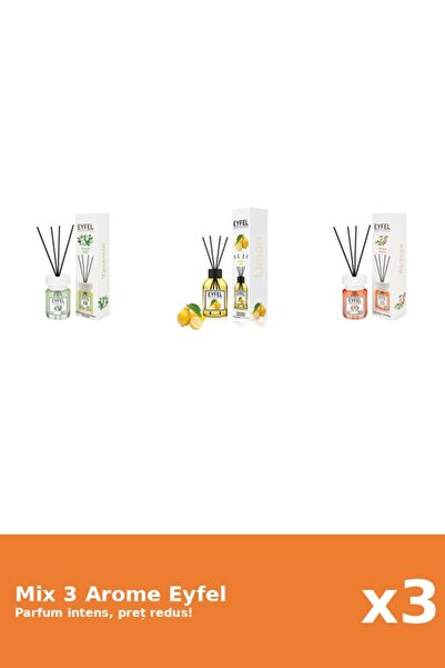Eyfel Set 3 Mix Eyfel: 1x Acacia, 1x Iasomie, 1x Lamaie
