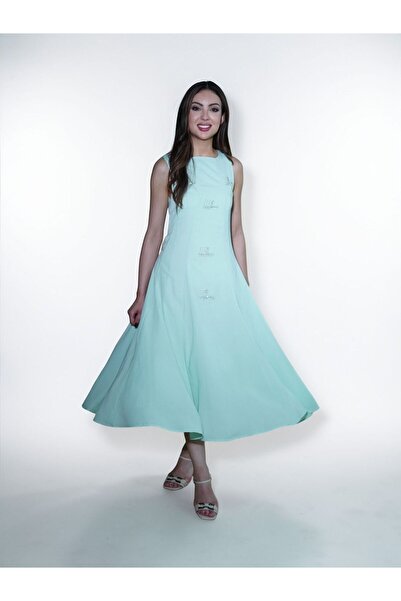 gmax Girls' dress with floral embroidery