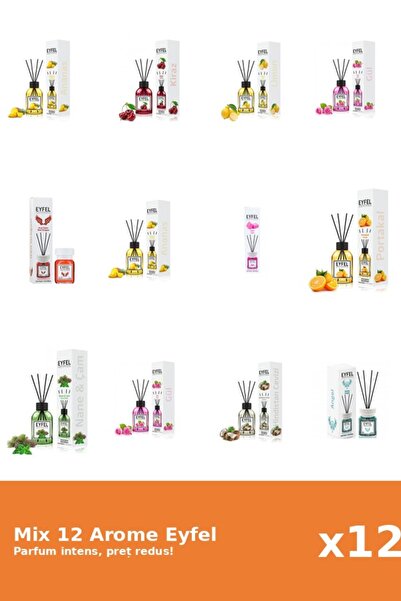 Eyfel Set 12 Mix Variat: 10 arome