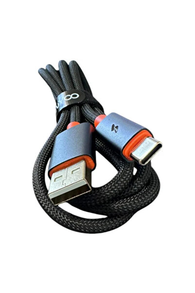 TRANYOO كابل بيانات مضفر من USB-A إلى Type-C بطول 1.2 متر - متوافق مع AC-5 لأ...