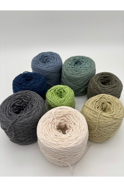 kumasfabrik (1 kg) Cotton Pieces of Hand Knitting Yarn/Motif Yarn/R Table Run...