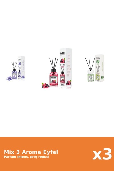 Eyfel Set 3 Mix Eyfel: 1x Fructe De Padure, 1x Iasomie, 1x Lavanda