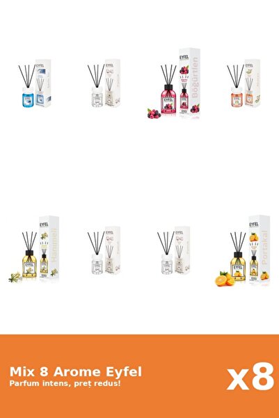 Eyfel Set 8 Mix Variat: 6 arome