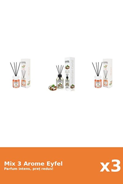 Eyfel Set 3 Mix Eyfel: 2x Acacia, 1x Nuca De Cocos