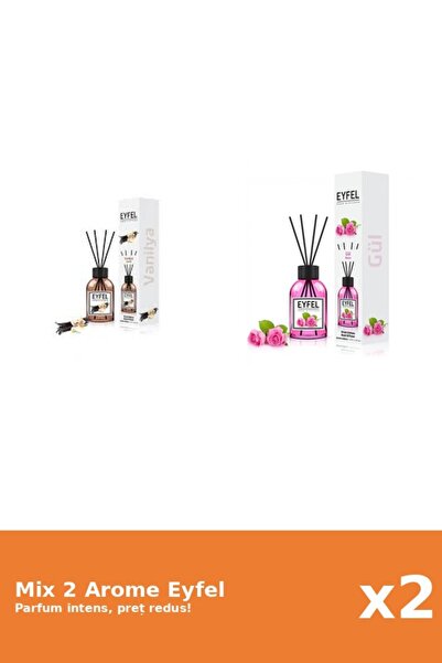 Eyfel Set 2 Mix Eyfel: 1x Trandafir, 1x Vanilie