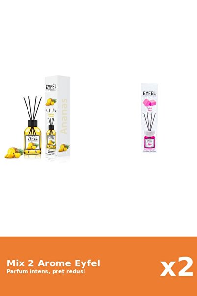 Eyfel Set 2 Mix Eyfel: 1x Ananas, 1x Bubble Gum