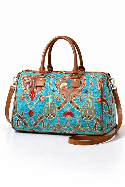 Elix Matmassel etnik desenli bohem kadın çantası