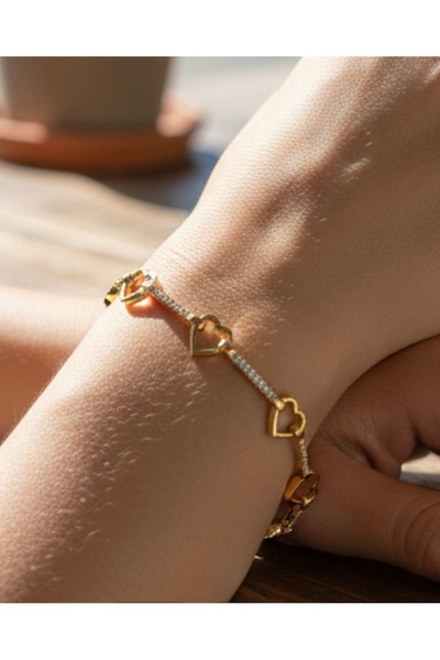 Lunays Xuping Heart Love Model Zircon Stone Women's Bracelet