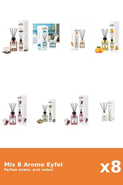 Eyfel Set 8 Mix Variat: 7 arome