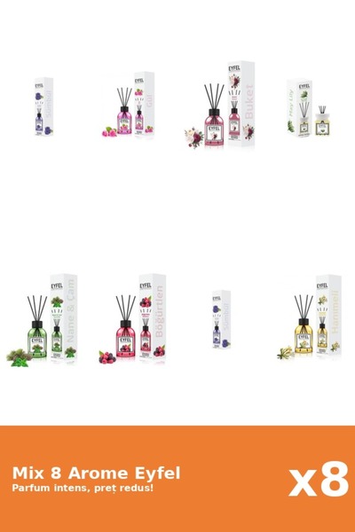 Eyfel Set 8 Mix Variat: 7 arome