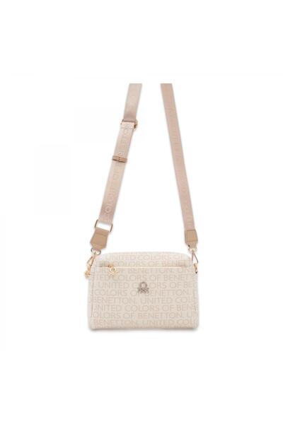 Benetton Bnt_1763 16X24X7 Çapraz Bej Kadın Çanta