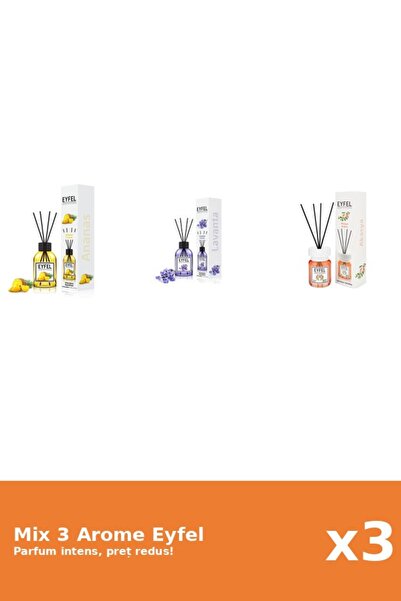 Eyfel Set 3 Mix Eyfel: 1x Acacia, 1x Ananas, 1x Lavanda