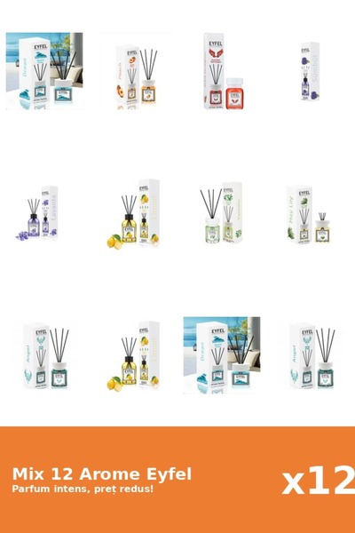 Eyfel Set 12 Mix Variat: 9 arome