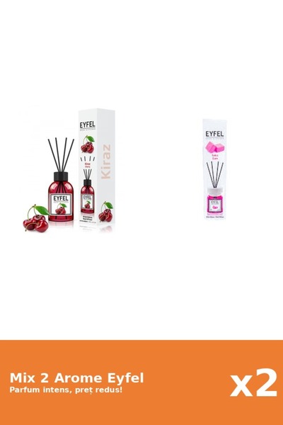 Eyfel Set 2 Mix Eyfel: 1x Bubble Gum, 1x Cirese