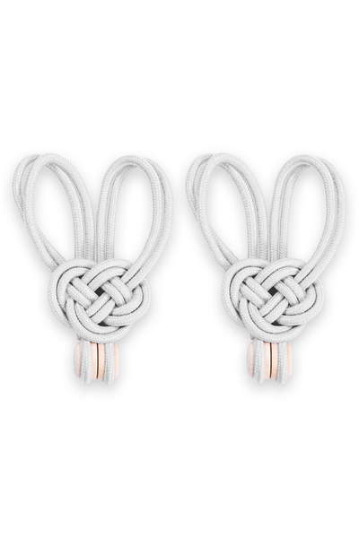 Amelia Home Magnetic curtain rod set, Edmonton, 60 cm, white, 2 pcs