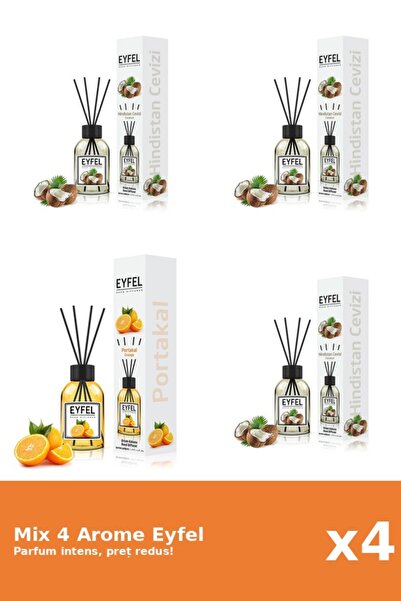 Eyfel Set 4 Mix Eyfel: 3x Nuca De Cocos, 1x Portocala