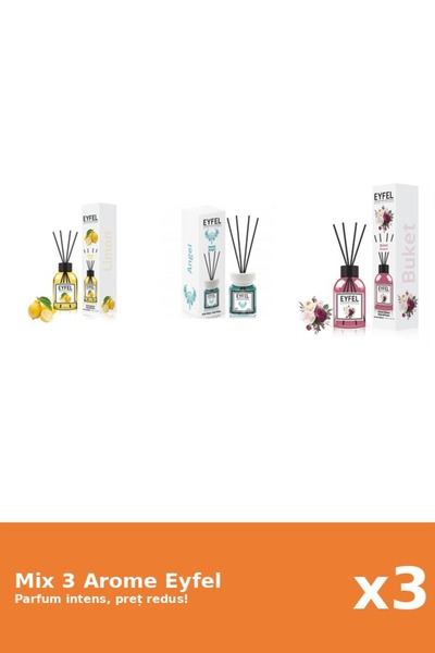 Eyfel Set 3 Mix Eyfel: 1x Angel, 1x Bouquet, 1x Lamaie