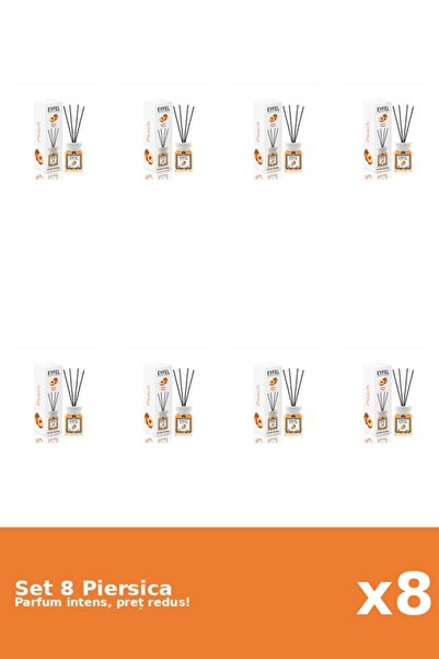 Eyfel Set 8 Odorizant Piersica, 120 ml