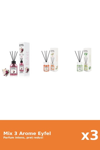 Eyfel Set 3 Mix Eyfel: 1x Acacia, 1x Bouquet, 1x Iasomie