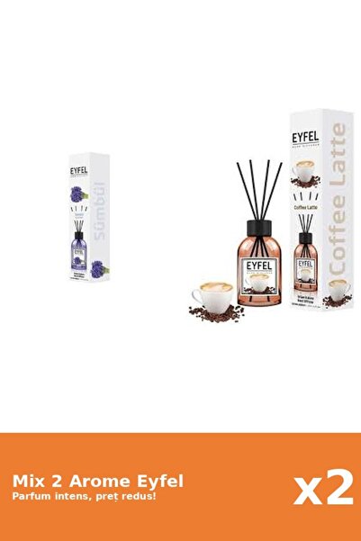 Eyfel Set 2 Mix Eyfel: 1x Cafea, 1x Zambile