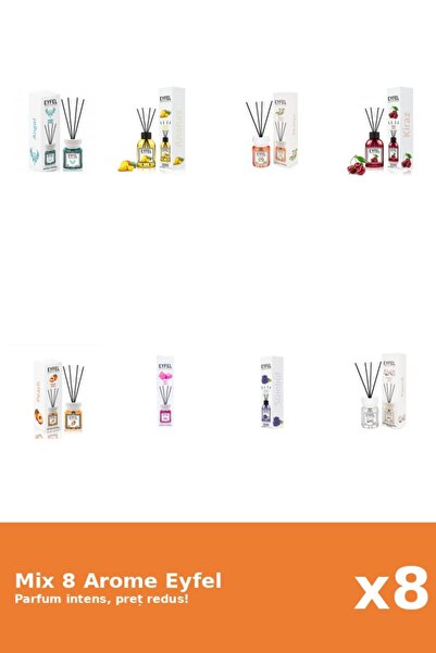 Eyfel Set 8 Mix Variat: 8 arome