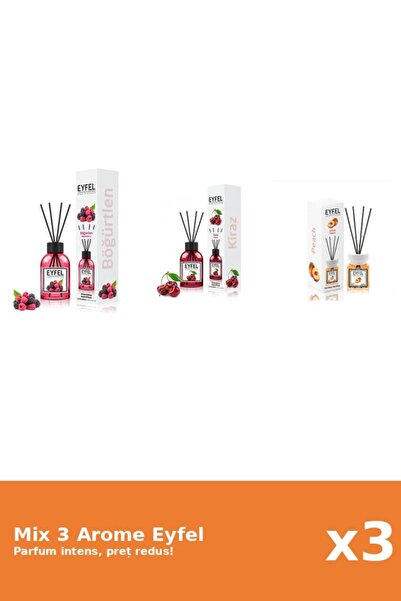 Eyfel Set 3 Mix Eyfel: 1x Cirese, 1x Fructe De Padure, 1x Piersica