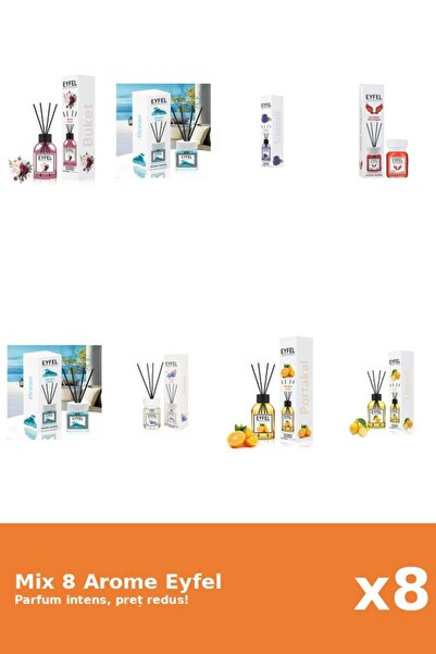 Eyfel Set 8 Mix Variat: 7 arome