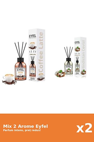Eyfel Set 2 Mix Eyfel: 1x Cafea, 1x Nuca De Cocos