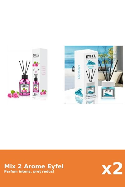 Eyfel Set 2 Mix Eyfel: 1x Ocean, 1x Trandafir