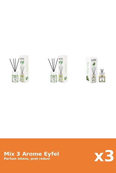 Eyfel Set 3 Mix Eyfel: 2x Iasomie, 1x Lacramioare